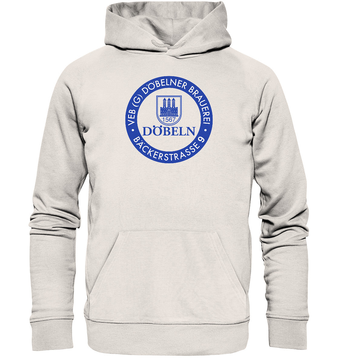 DDR Ostalgie Kapuze / Organic Hoodie Unisex • VEB DÖBELNER BRAUEREI