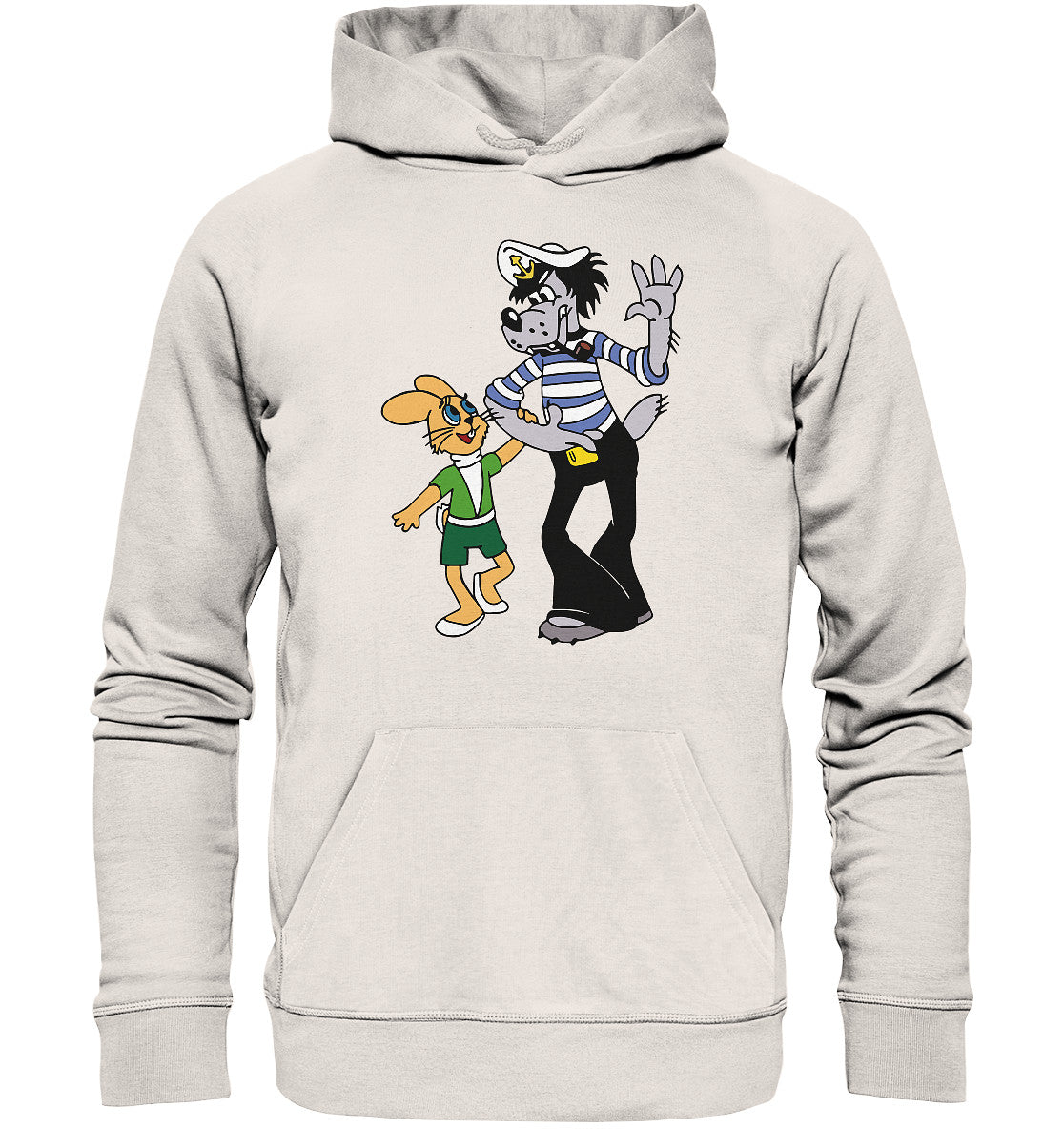 DDR Ostalgie Kapuze / Organic Hoodie Unisex •  NU PAGADI - HASE & WOLF