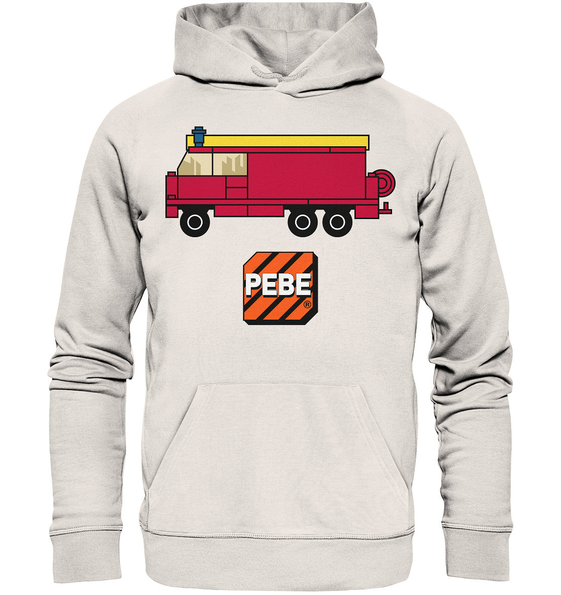 DDR Ostalgie Kapuze / Organic Hoodie Unisex • PEBE BAUSTEINE