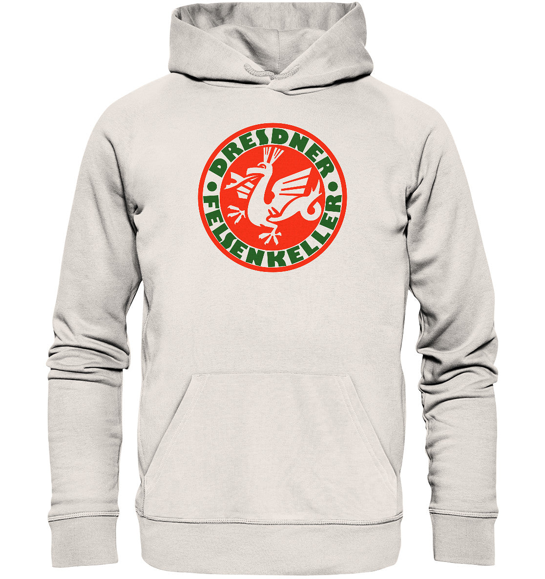 DDR Ostalgie Kapuze / Organic Hoodie Unisex • VEB DRESDNER FELSENKELLER - BIERDECKEL