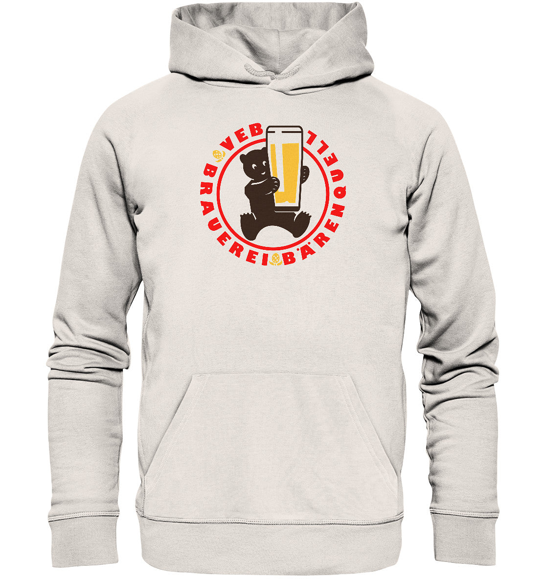 DDR Ostalgie Kapuze / Organic Hoodie Unisex • VEB BÄRENQUELL BERLIN BRAUEREI