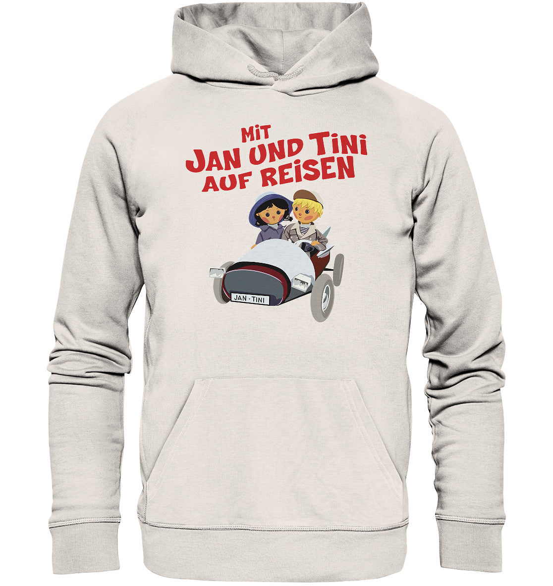 DDR Ostalgie Kapuze / Organic Hoodie Unisex • MIT JAN UND TINI AUF REISEN