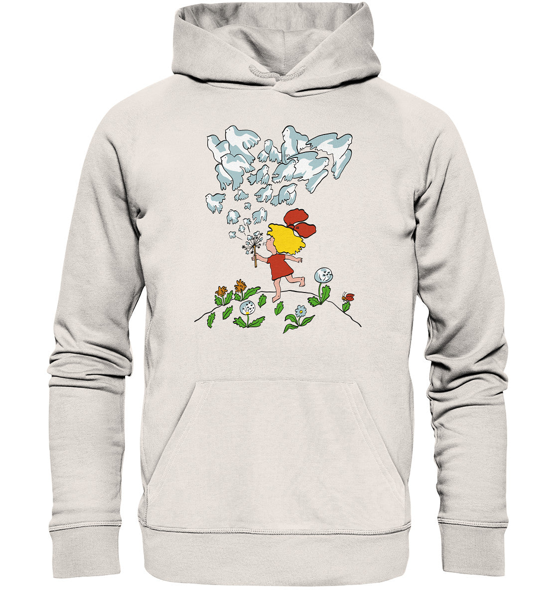 DDR Ostalgie Kapuze / Organic Hoodie Unisex • FRIEDENSPLAKAT GEGEN NATO-RAKETEN IN WESTEUROPA