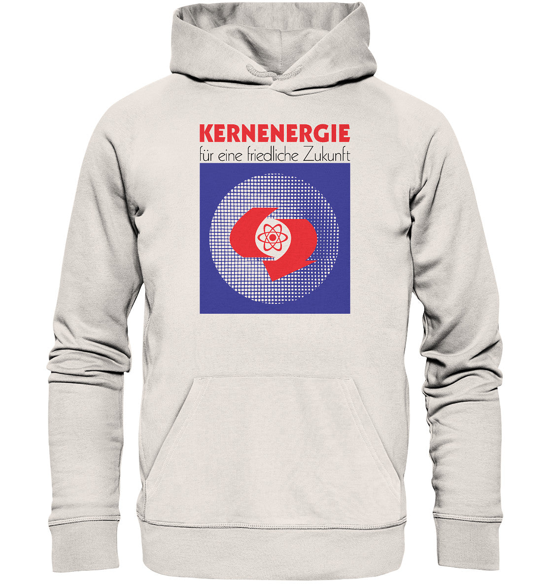 DDR Ostalgie Kapuze / Organic Hoodie Unisex • DDR - KERNENERGIE