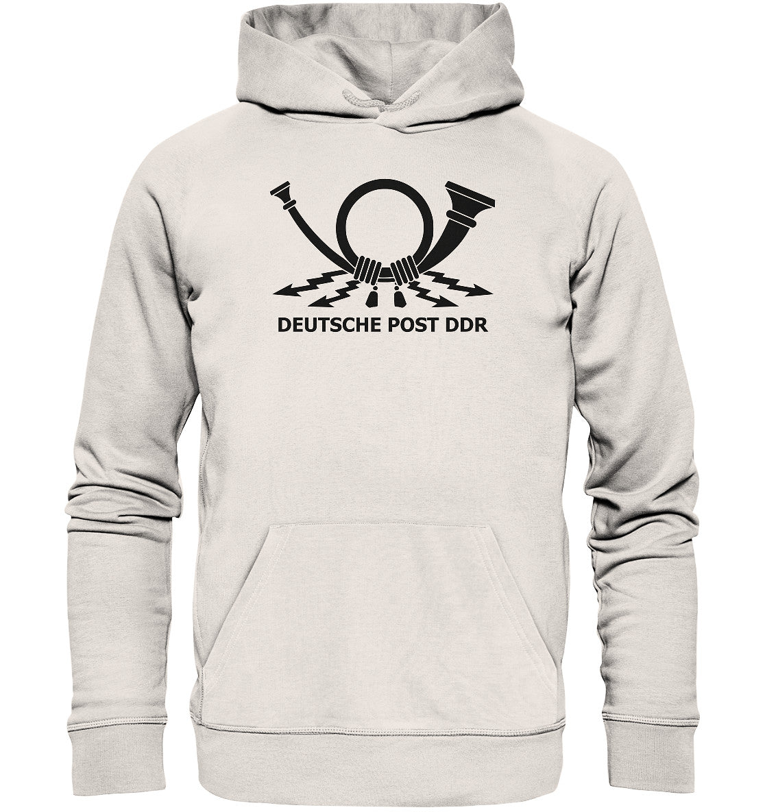 DDR Ostalgie Kapuze / Organic Hoodie Unisex • DEUTSCHE POST DDR