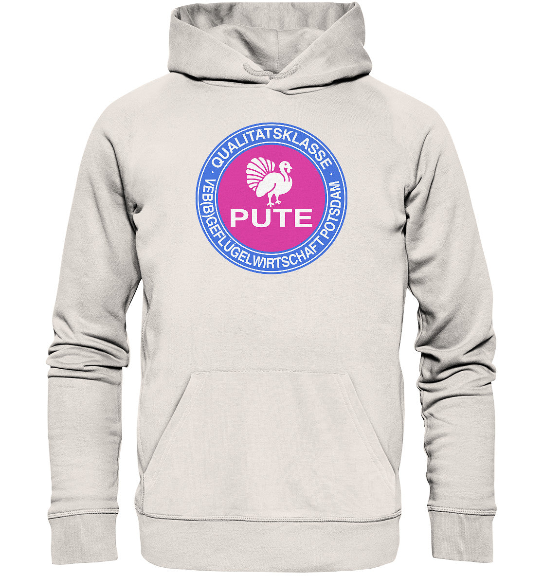 DDR Ostalgie Kapuze / Organic Hoodie Unisex • VEB GEFLÜGELWIRTSCHAFT POTSDAM