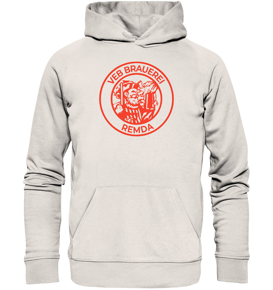 DDR Ostalgie Kapuze / Organic Hoodie Unisex • VEB BRAUEREI REMDA