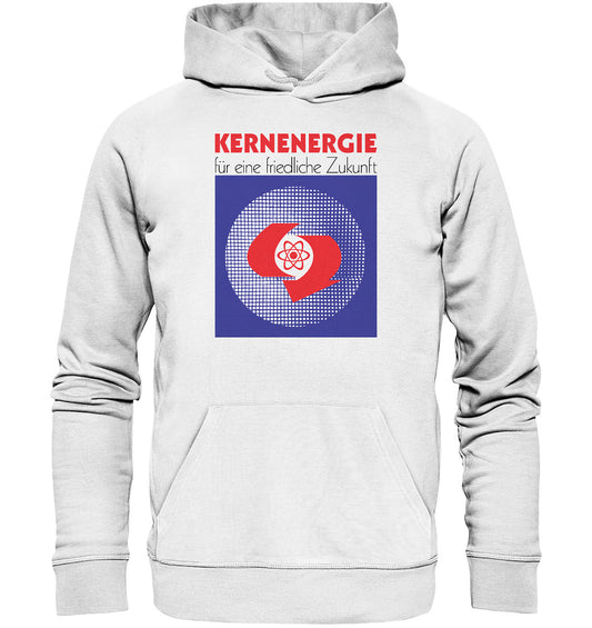 DDR Ostalgie Kapuze / Organic Hoodie Unisex • DDR - KERNENERGIE