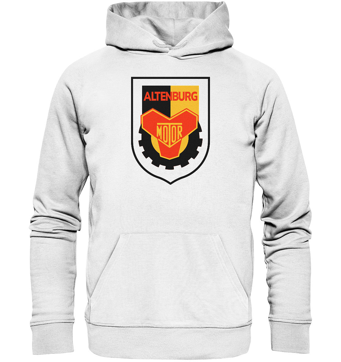 DDR Ostalgie Kapuze / Organic Hoodie Unisex • MOTOR ALTENBURG