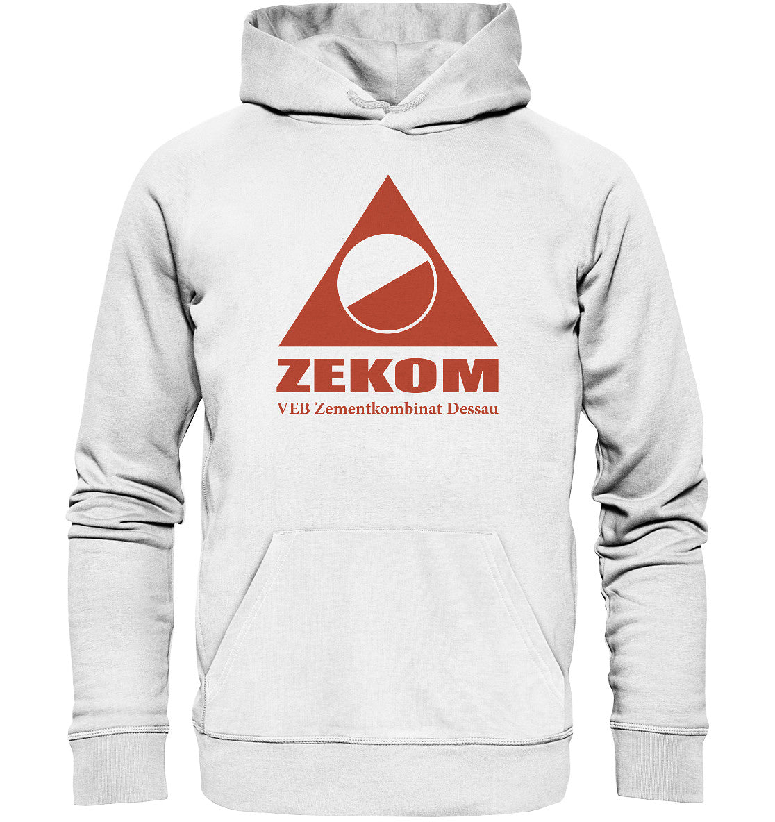 DDR Ostalgie Kapuze / Organic Hoodie Unisex • VEB ZEMENTKOMBINAT DESSAU