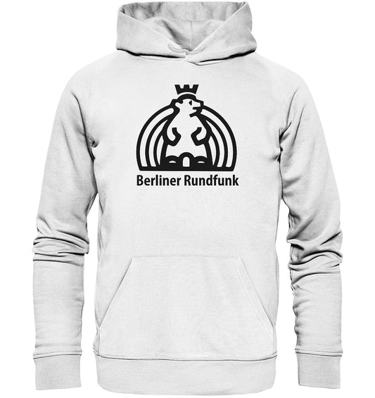 DDR Ostalgie Kapuze / Organic Hoodie Unisex • BERLINER RUNDFUNK - hell