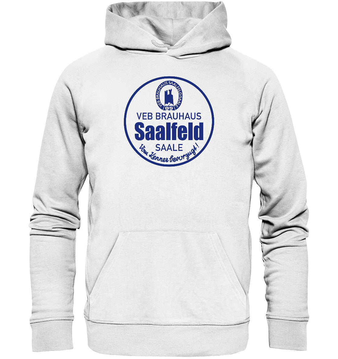 DDR Ostalgie Kapuze / Organic Hoodie Unisex • VEB BRAUHAUS SAALFELD