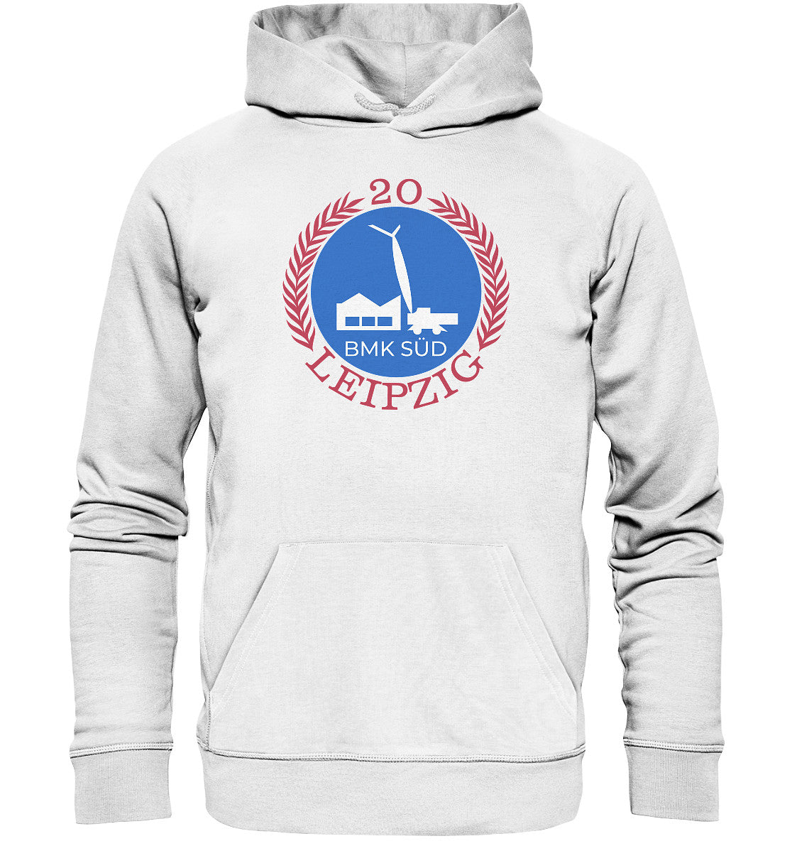 DDR Ostalgie Kapuze / Organic Hoodie Unisex • BAU- UND MONTAGEKOMBINAT LEIPZIG