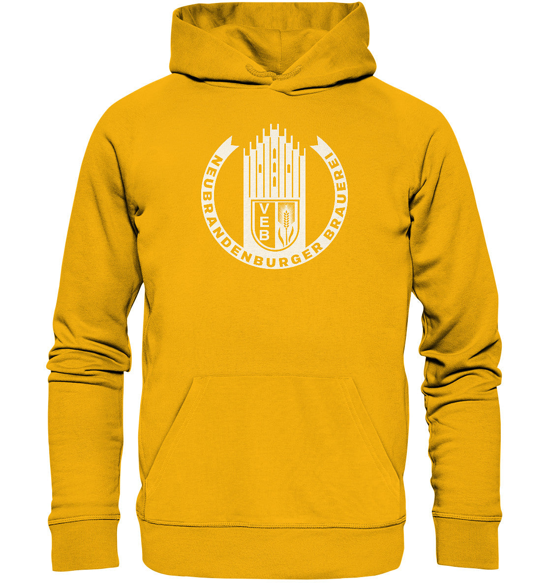 DDR Ostalgie Kapuze / Organic Hoodie Unisex • VEB NEUBRANDENBURGER BRAUEREI