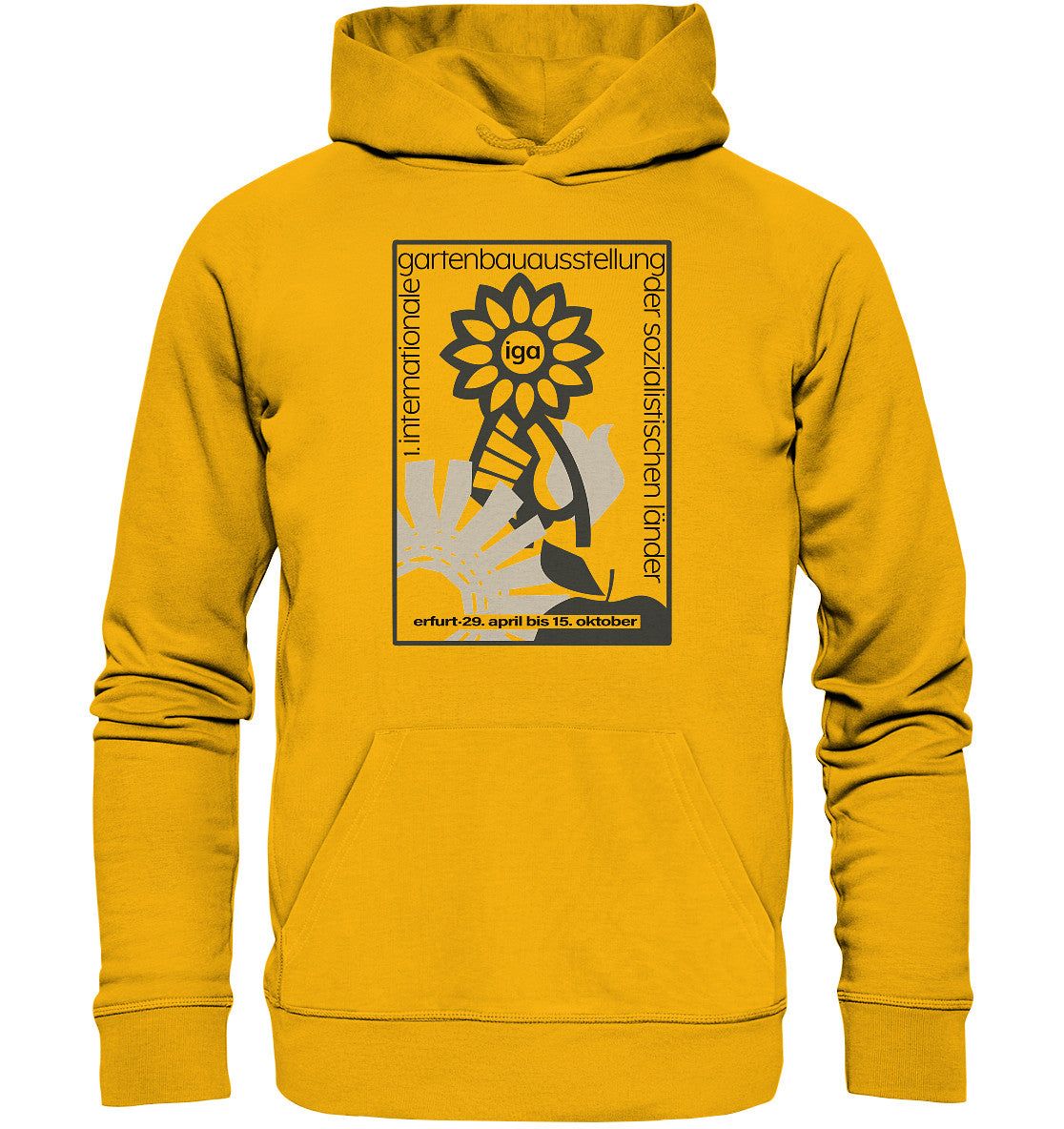 DDR Ostalgie Kapuze / Organic Hoodie Unisex • IGA ERFURT