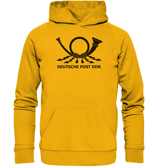 DDR Ostalgie Kapuze / Organic Hoodie Unisex • DEUTSCHE POST DDR