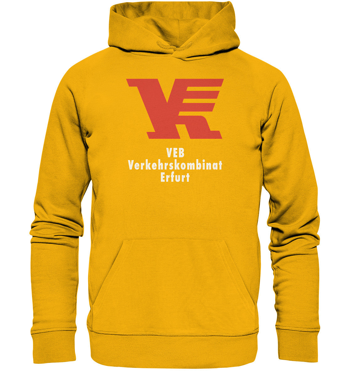 DDR Ostalgie Kapuze / Organic Hoodie Unisex • VEB VERKEHRSKOMBINAT ERFURT