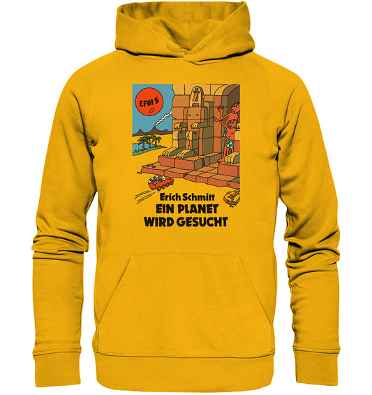 DDR Ostalgie Kapuze / Organic Hoodie Unisex • ERICH SCHMITT - EIN PLANET WIRD GESUCHT