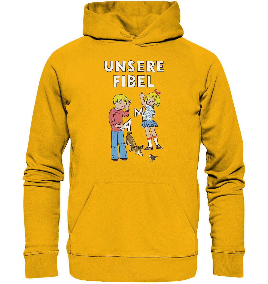 DDR Ostalgie Kapuze / Organic Hoodie Unisex • UNSERE FIBEL