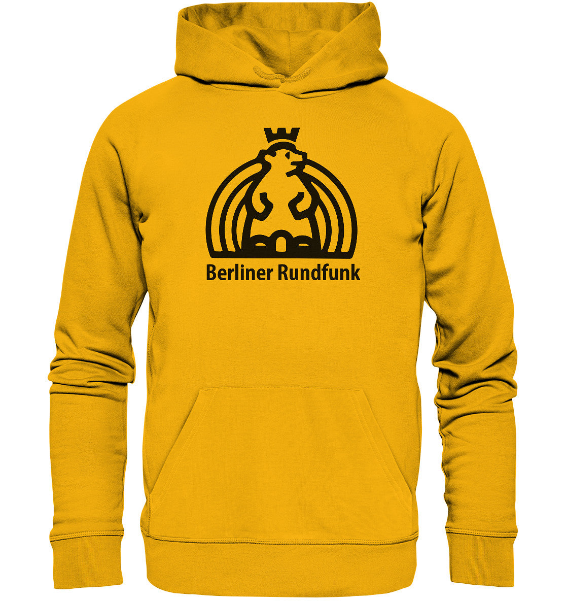 DDR Ostalgie Kapuze / Organic Hoodie Unisex • BERLINER RUNDFUNK - hell