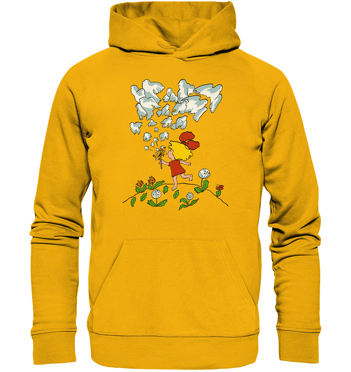 DDR Ostalgie Kapuze / Organic Hoodie Unisex • FRIEDENSPLAKAT GEGEN NATO-RAKETEN IN WESTEUROPA