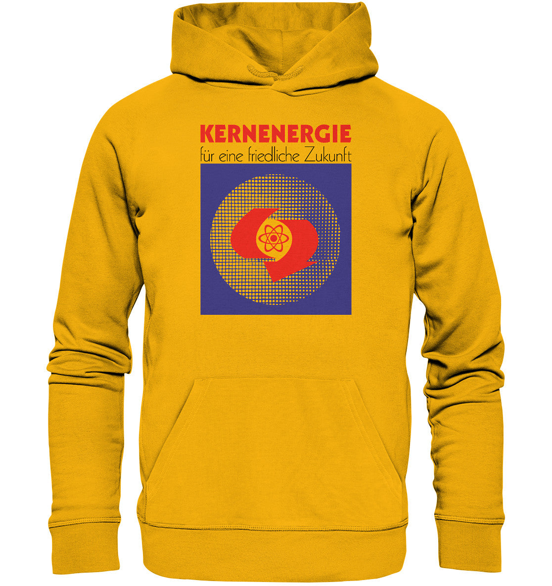 DDR Ostalgie Kapuze / Organic Hoodie Unisex • DDR - KERNENERGIE
