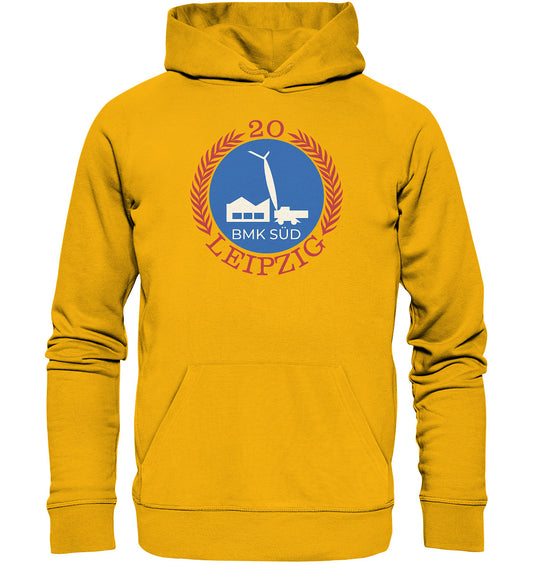 DDR Ostalgie Kapuze / Organic Hoodie Unisex • BAU- UND MONTAGEKOMBINAT LEIPZIG