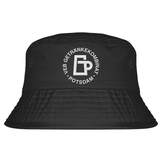 DDR Ostalgie Fischerhut / Bucket Hat bestickt • VEB GETRÄNKEKOMBINAT POTSDAM