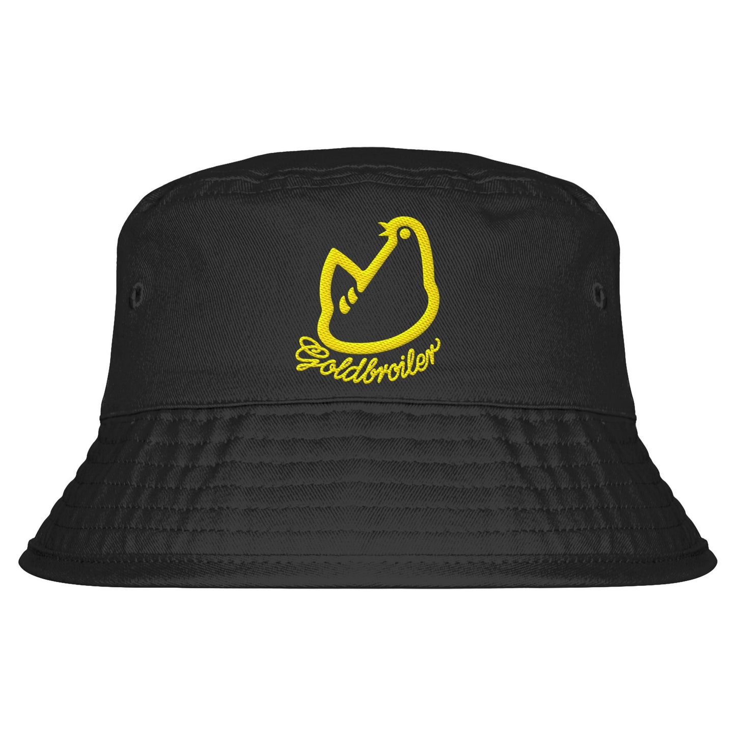 DDR Ostalgie Fischerhut / Bucket Hat bestickt • GOLDBROILER