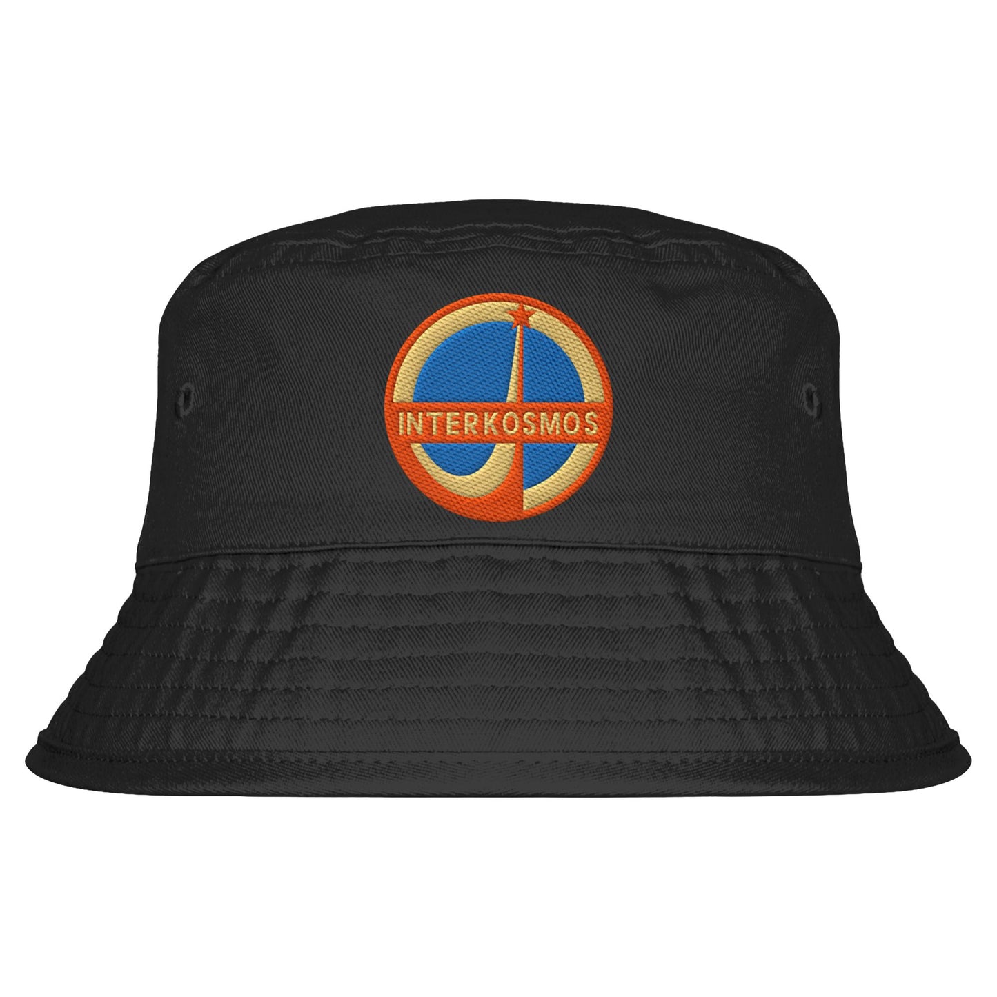 DDR Ostalgie Fischerhut / Bucket Hat bestickt • INTERKOSMOS