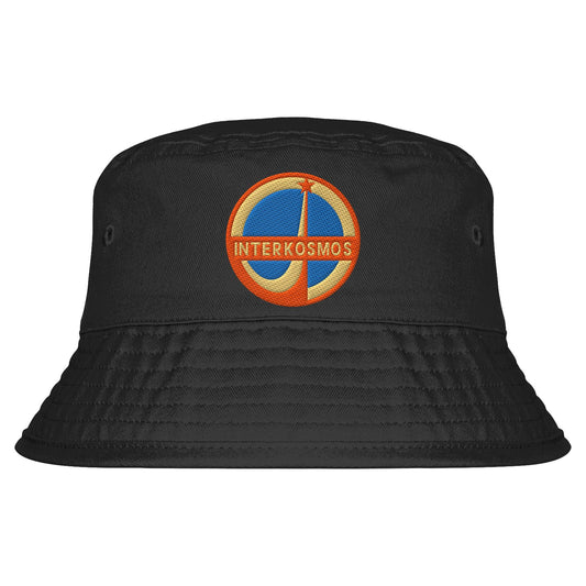 DDR Ostalgie Fischerhut / Bucket Hat bestickt • INTERKOSMOS