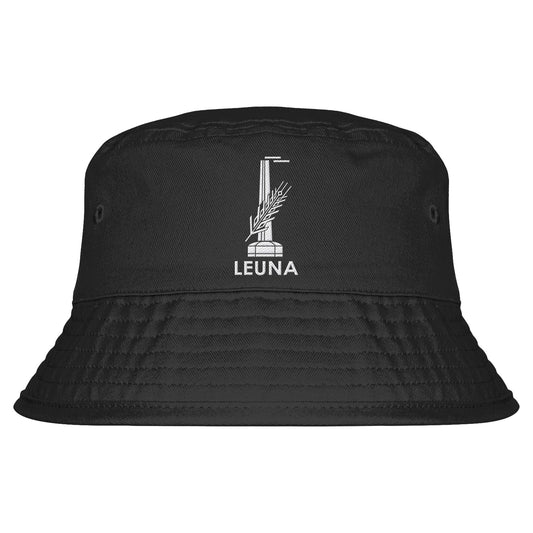 DDR Ostalgie Fischerhut / Bucket Hat bestickt • LEUNA WERKE HALLE