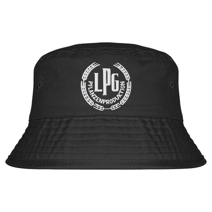 DDR Ostalgie Fischerhut / Bucket Hat bestickt • LPG - PFLANZENPRODUKTION
