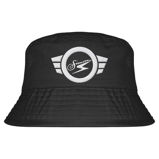 DDR Ostalgie Fischerhut / Bucket Hat bestickt • SIMSON BADGE