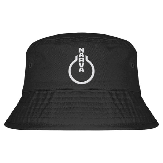 DDR Ostalgie Fischerhut / Bucket Hat bestickt • VEB NARVA LEUCHTMITTEL