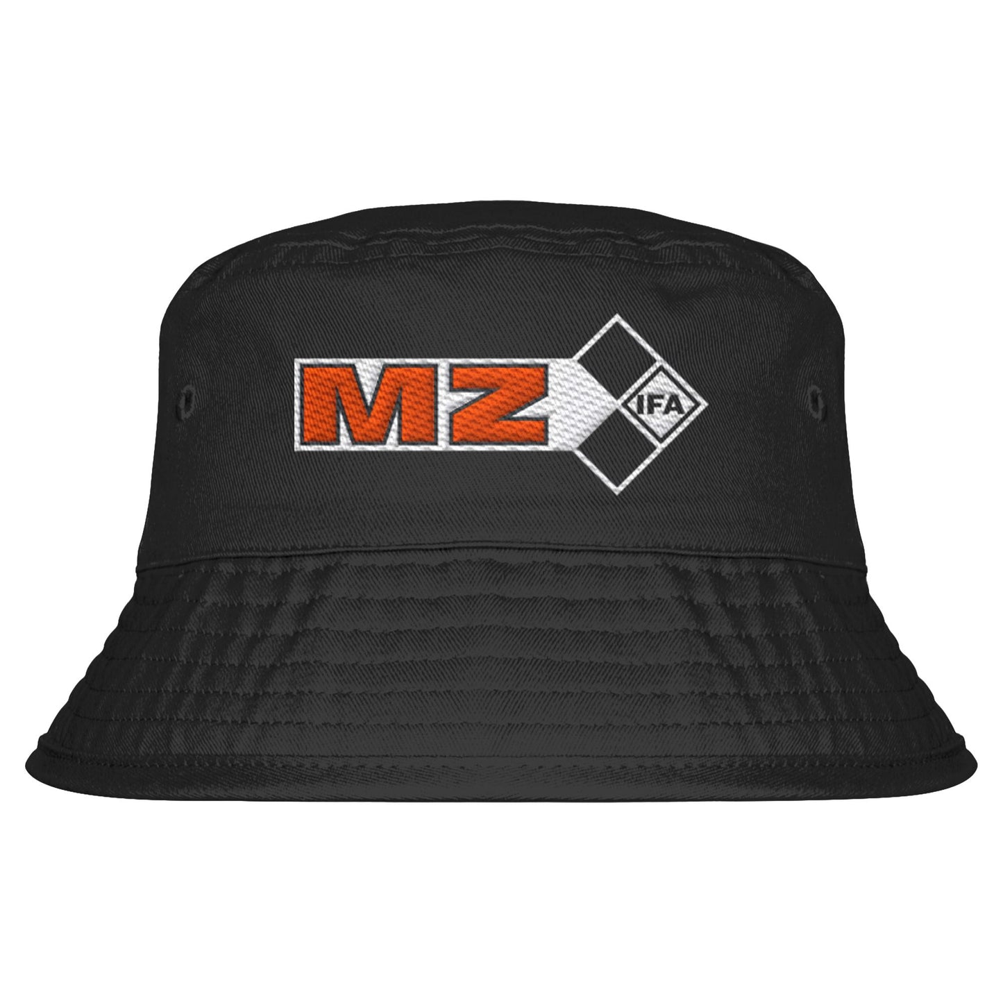 DDR Ostalgie Fischerhut / Bucket Hat bestickt • IFA MZ MOTORRADWERK ZSCHOPAU