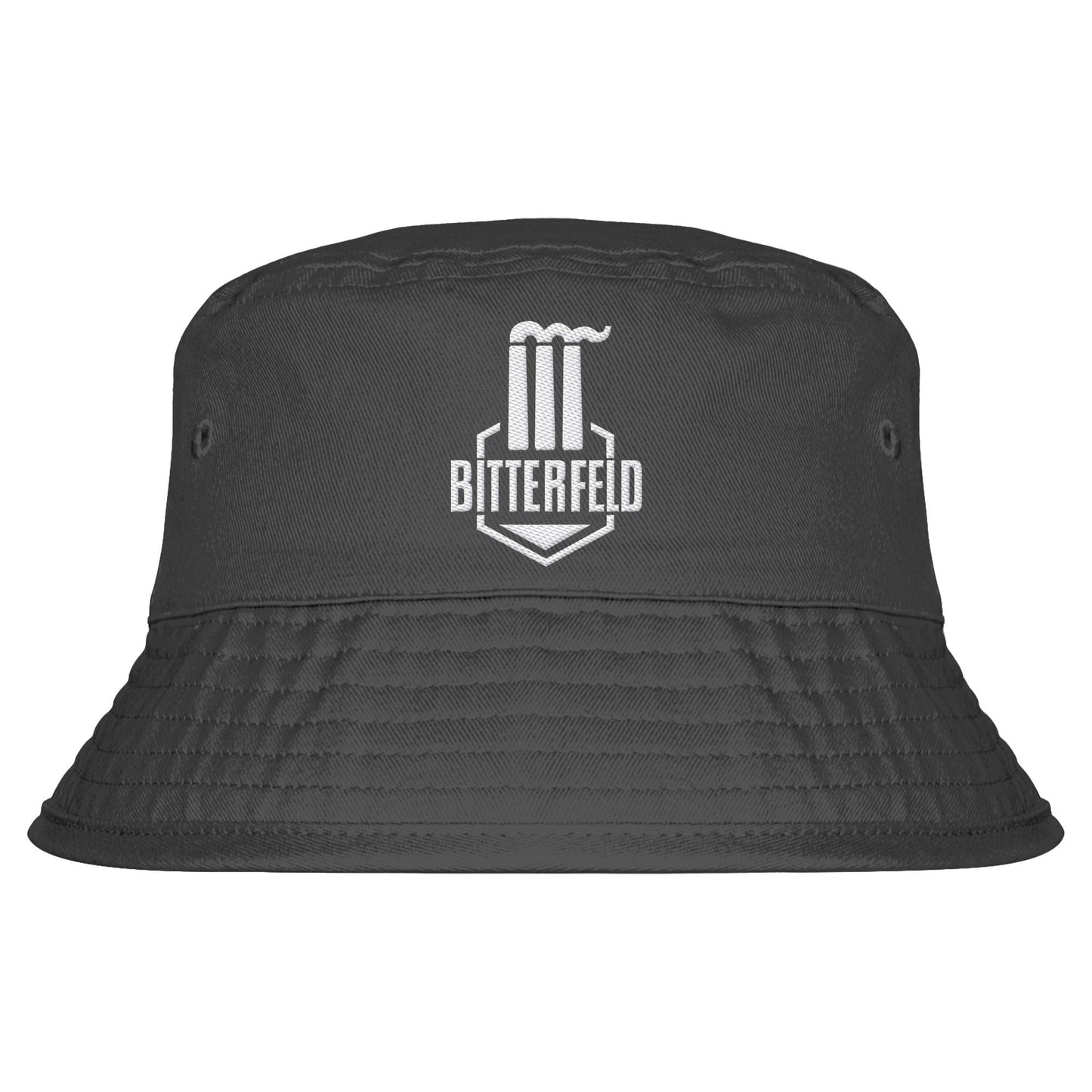 DDR Ostalgie Fischerhut / Bucket Hat bestickt • VEB CHEMIEKOMBINAT BITTERFELD