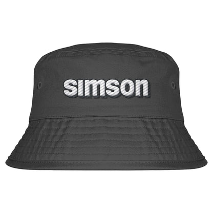 DDR Ostalgie Fischerhut / Bucket Hat bestickt • SIMSON