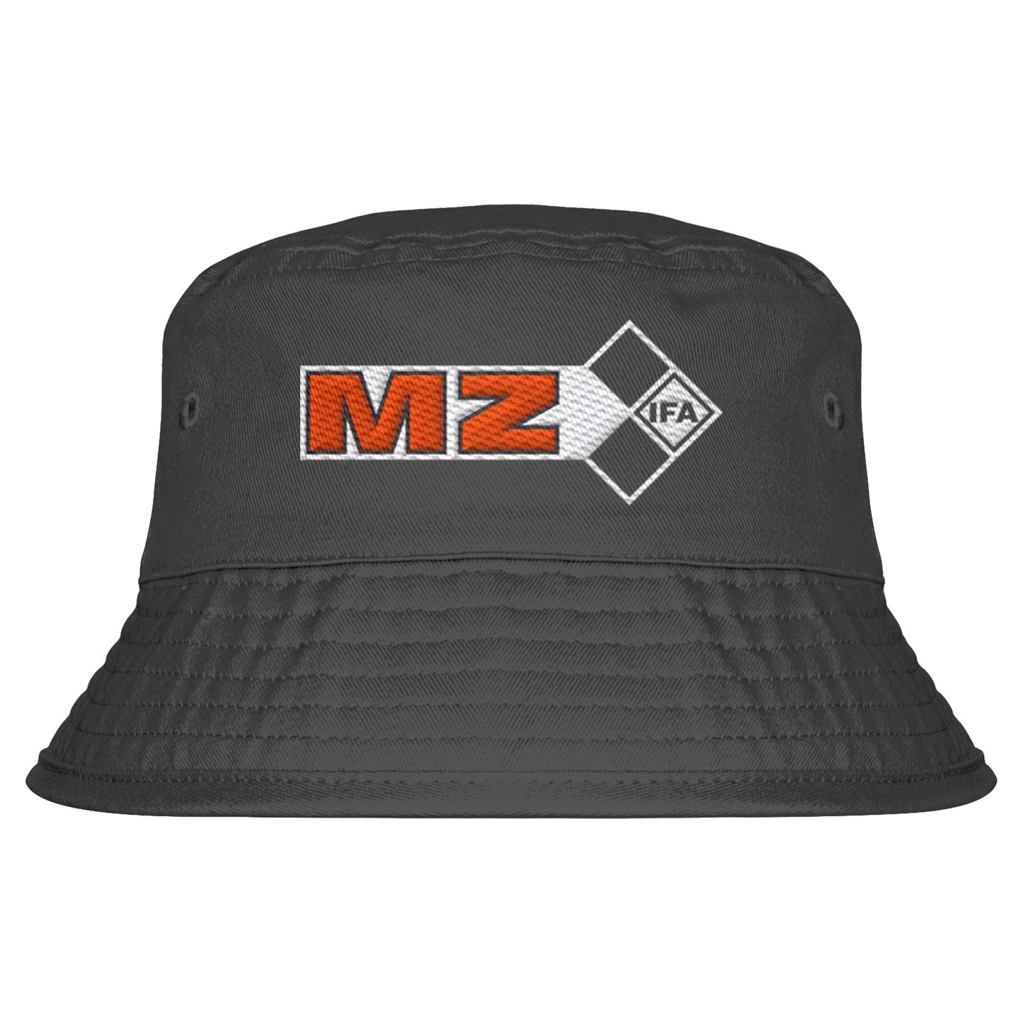 DDR Ostalgie Fischerhut / Bucket Hat bestickt • IFA MZ MOTORRADWERK ZSCHOPAU