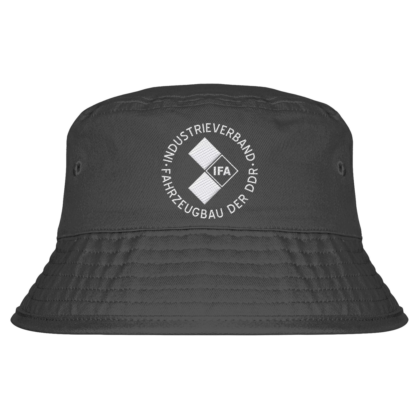 DDR Ostalgie Fischerhut / Bucket Hat bestickt • IFA FAHRZEUGBAU DDR