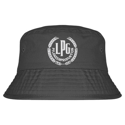 DDR Ostalgie Fischerhut / Bucket Hat bestickt • LPG - PFLANZENPRODUKTION