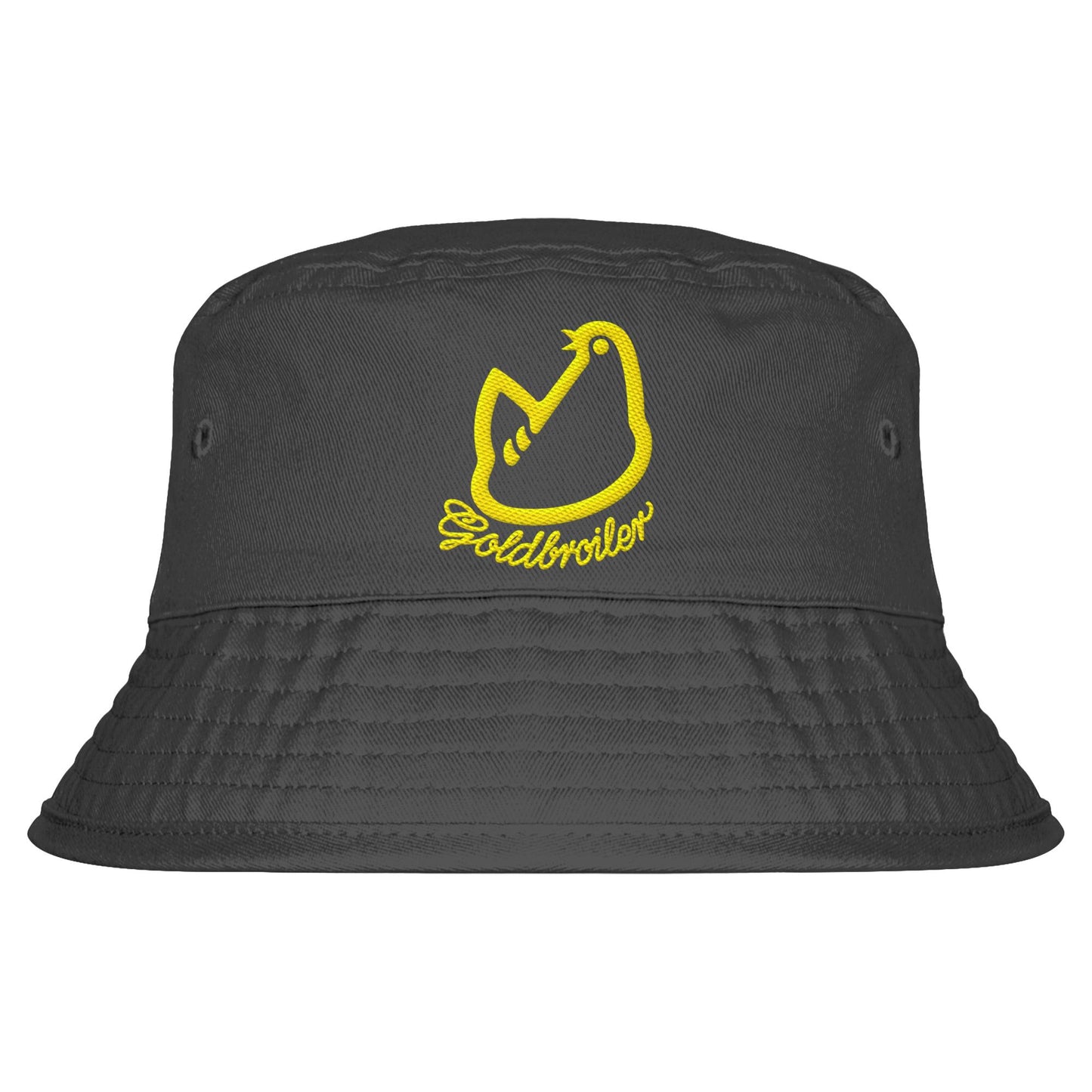 DDR Ostalgie Fischerhut / Bucket Hat bestickt • GOLDBROILER