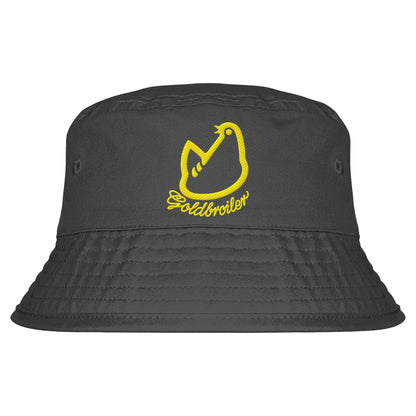 DDR Ostalgie Fischerhut / Bucket Hat bestickt • GOLDBROILER