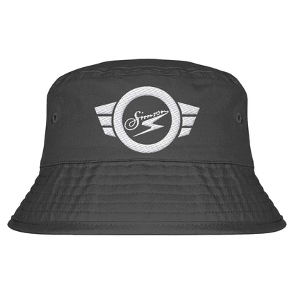 DDR Ostalgie Fischerhut / Bucket Hat bestickt • SIMSON BADGE