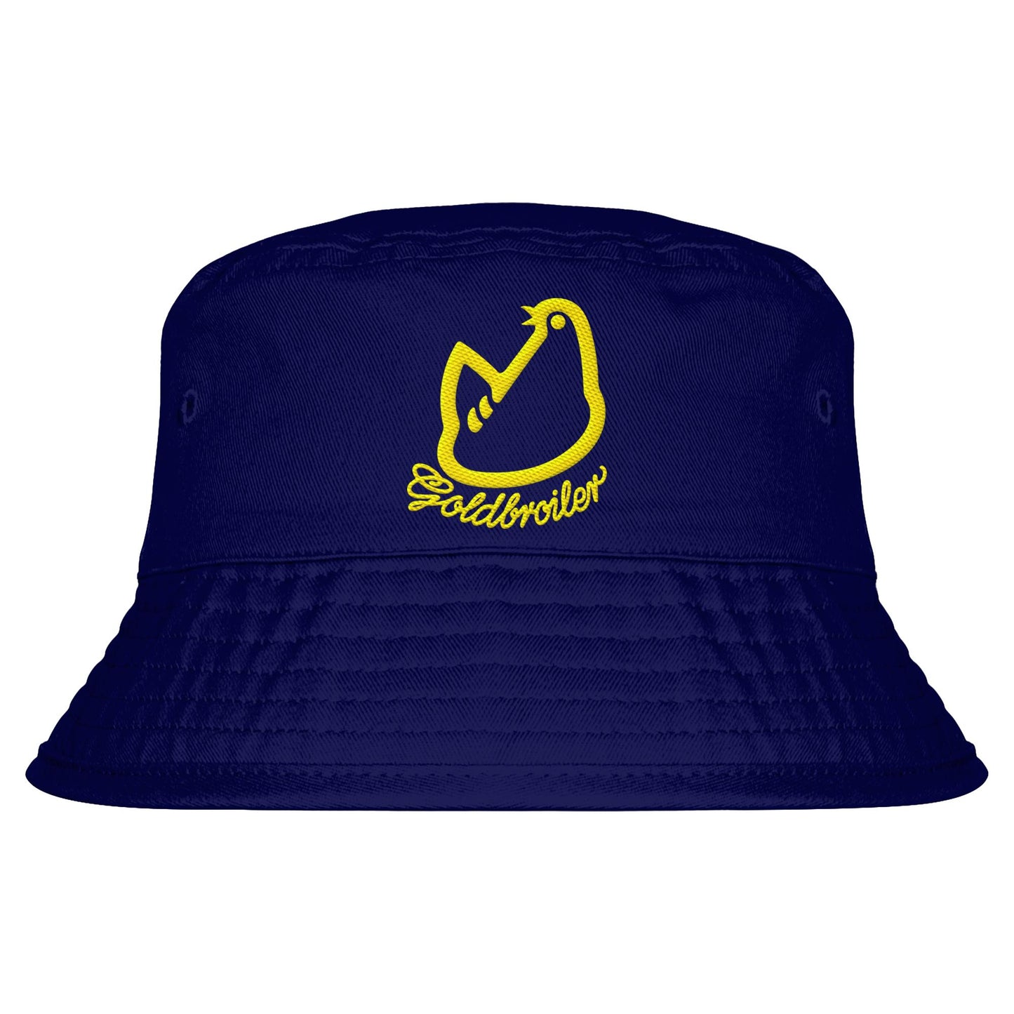 DDR Ostalgie Fischerhut / Bucket Hat bestickt • GOLDBROILER