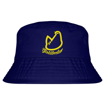 DDR Ostalgie Fischerhut / Bucket Hat bestickt • GOLDBROILER