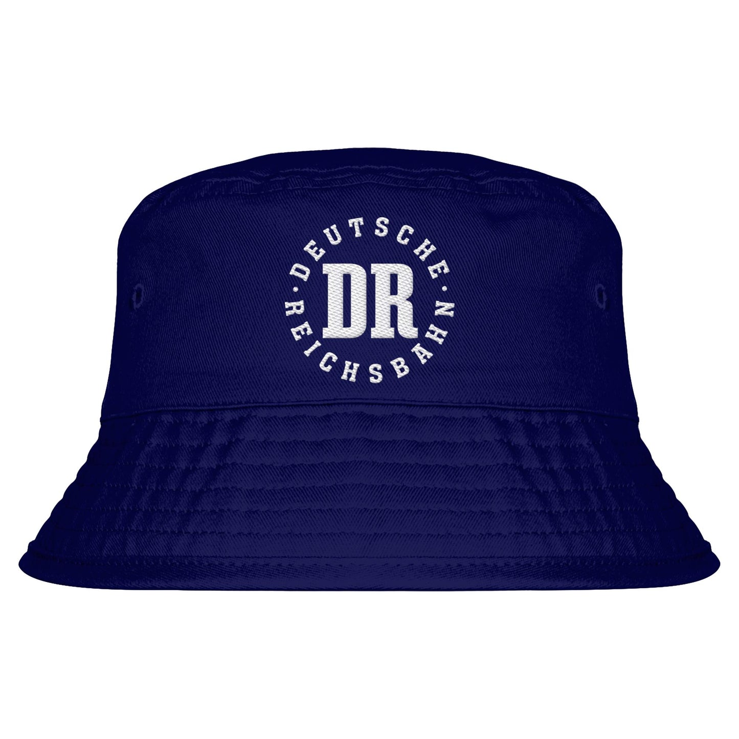 DDR Ostalgie Fischerhut / Bucket Hat bestickt • DEUTSCHE REICHSBAHN