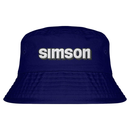 DDR Ostalgie Fischerhut / Bucket Hat bestickt • SIMSON