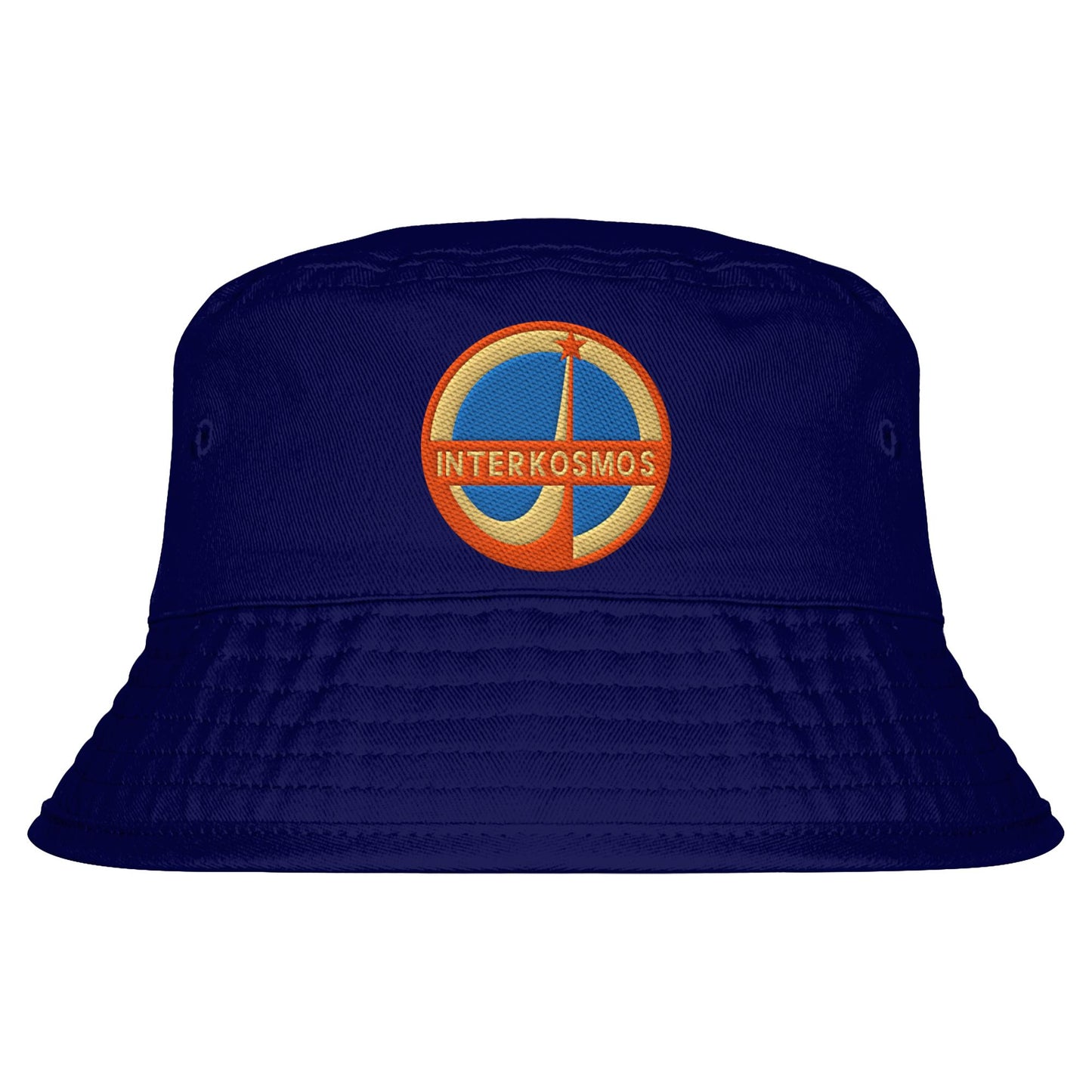 DDR Ostalgie Fischerhut / Bucket Hat bestickt • INTERKOSMOS