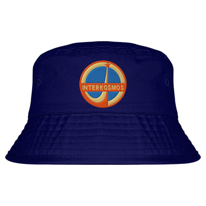DDR Ostalgie Fischerhut / Bucket Hat bestickt • INTERKOSMOS